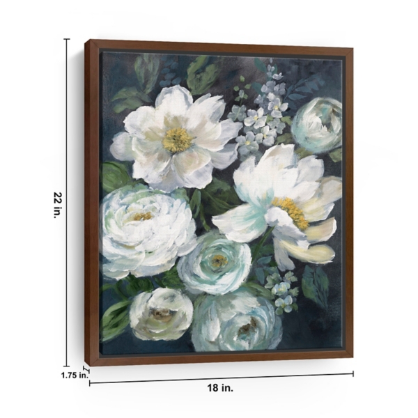 Nocturnal Radiance I Framed Canvas Art Print