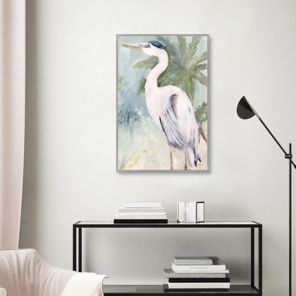 Coastal Sentinel Framed Canvas Art Print