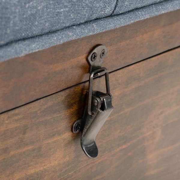 Upholstered Wood Carlien Storage Bench