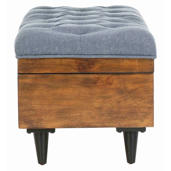 Upholstered Wood Carlien Storage Bench