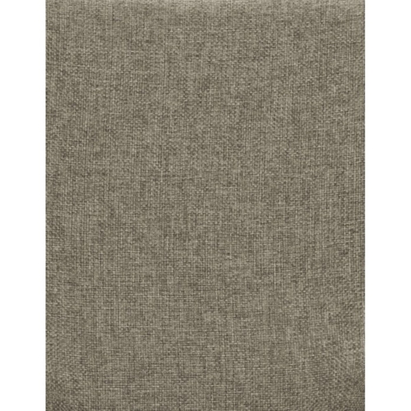 Neutral Wood Upholstered Nailhead Dining Chair