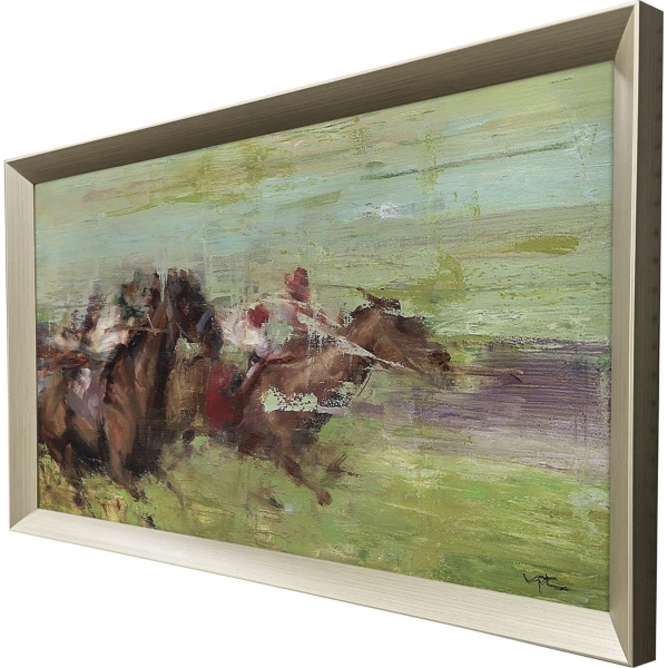 Racing Horses Framed Art Print