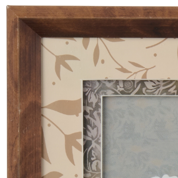 Floral Double Mat Framed Art Prints, Set of 2