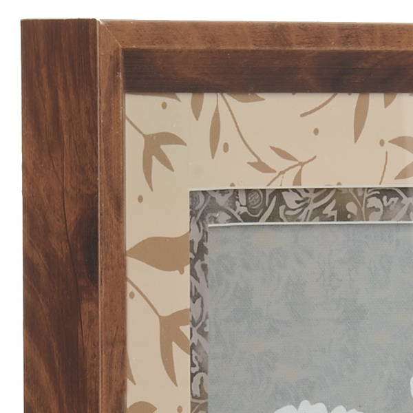 Floral Double Mat Framed Art Prints, Set of 2