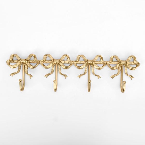 Gold Bows Wall Hooks | Kirklands Home