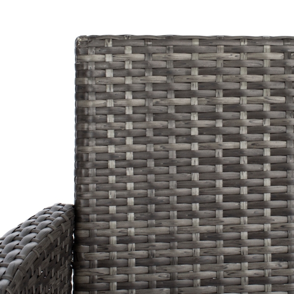 Oma Gray-Brown Wicker 4-pc. Outdoor Living Set