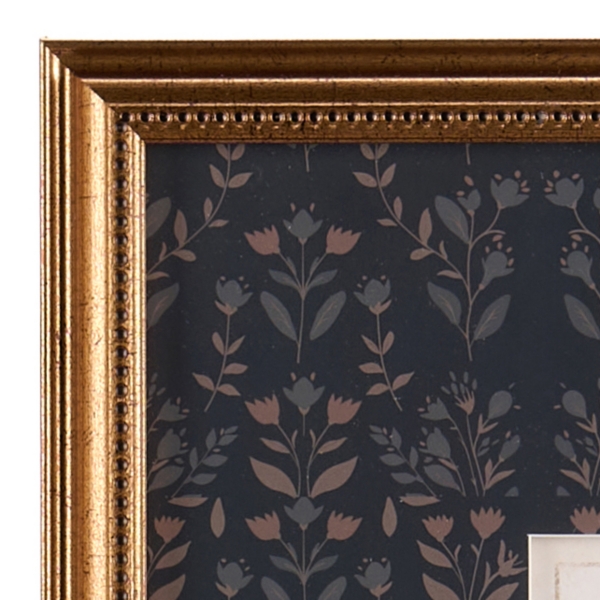 Blue and Green Floral Framed Art Prints, Set of 2