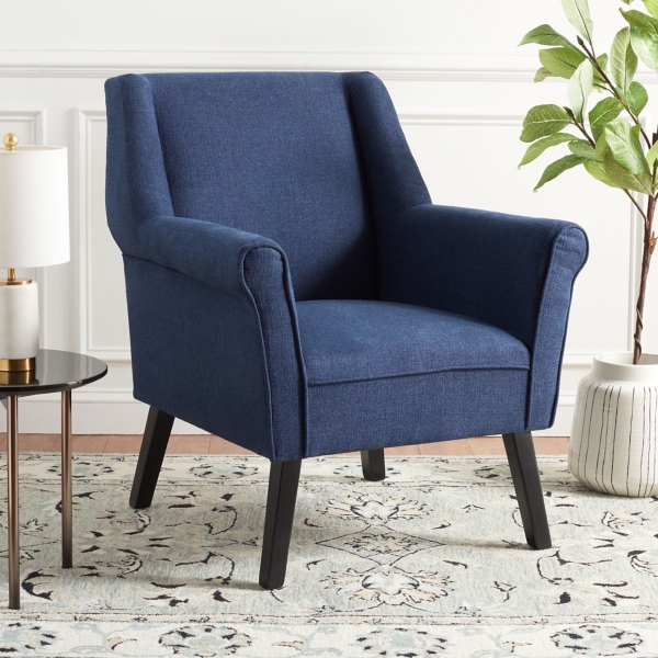 Navy Videl Modern Accent Chair