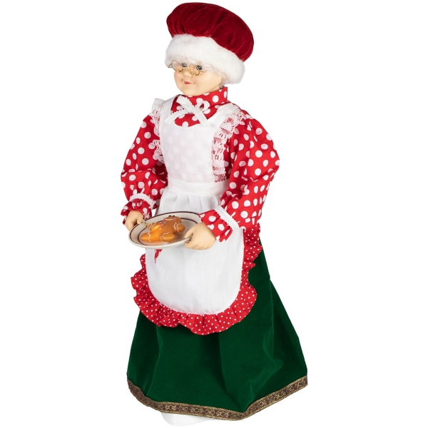 Musical Mrs. Claus Animated Figurine, 24 in.