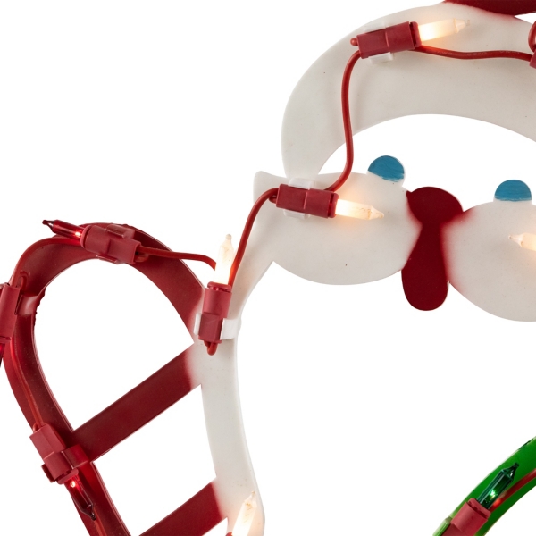 LED Santa Claus Window Silhouette