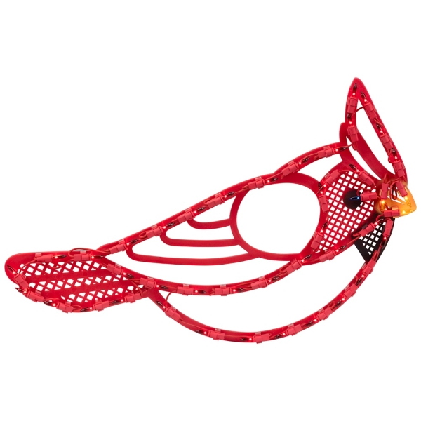 LED Cardinal Christmas Window Silhouette