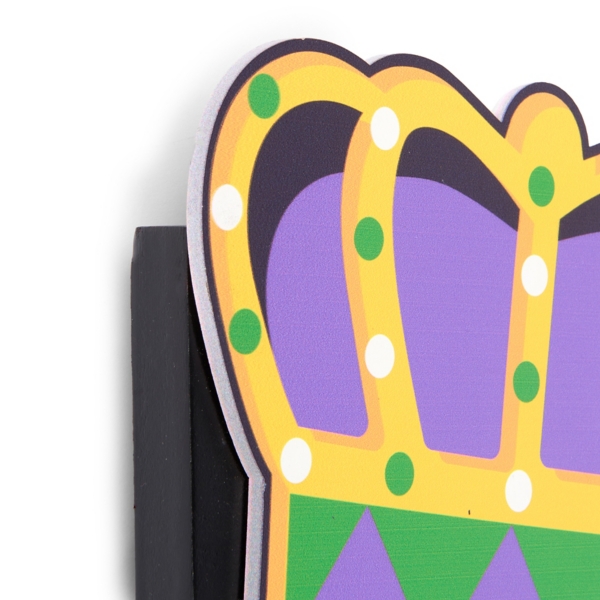 Happy Mardi Gras Porch Board