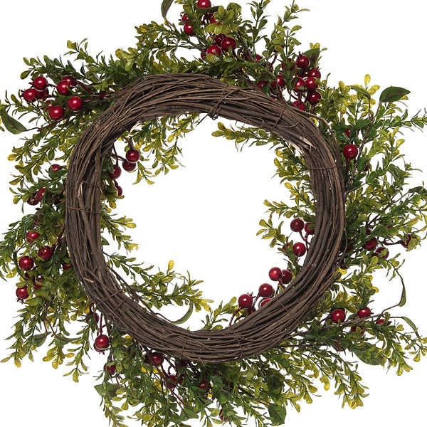 Merry Berry and Greenery Wreath