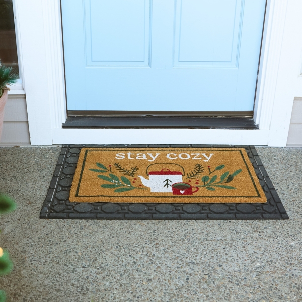 Stay Cozy Tea Kettle Doormat