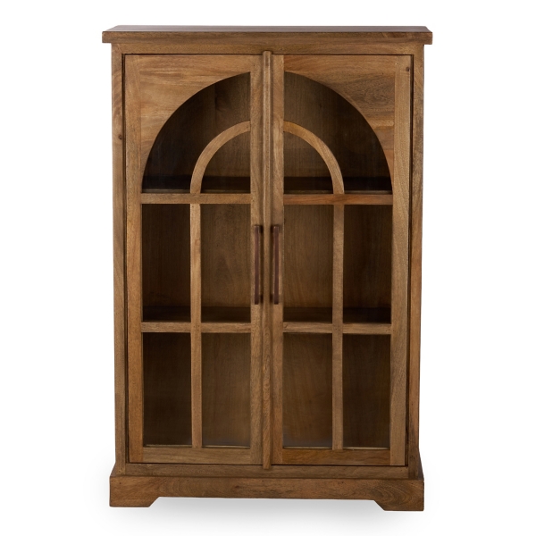 Archer Brown Wood 2-Door Cabinet