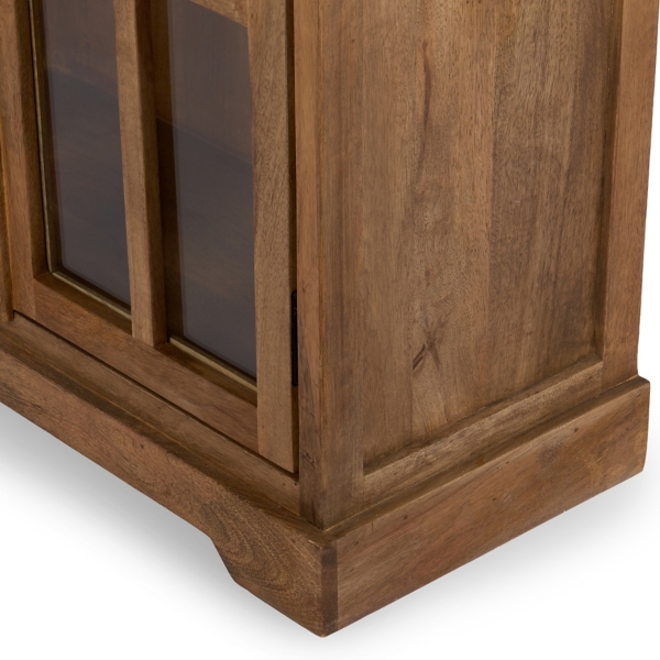 Archer Brown Wood 2-Door Cabinet