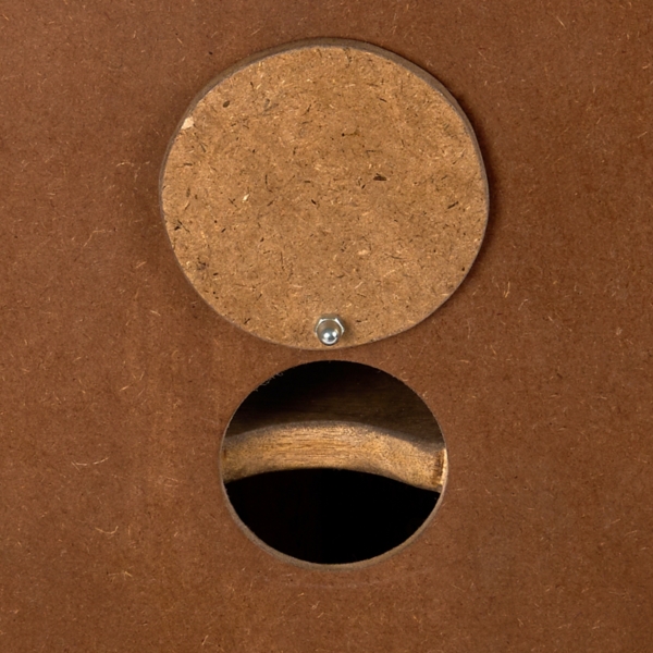 Archer Brown Wood 4-Door Cabinet