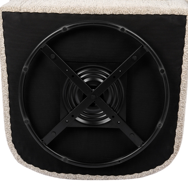 Kamryn Natural Boucle Swivel Chair