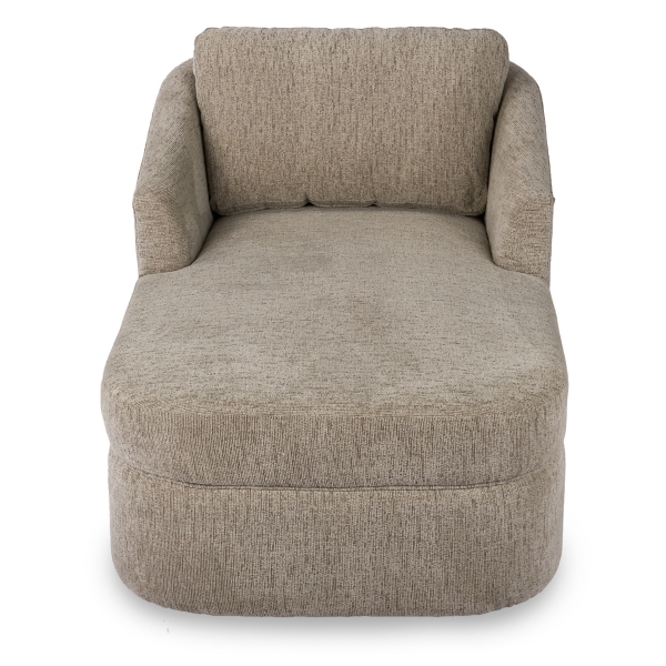 Kelly Beige Upholstered Chaise Lounge