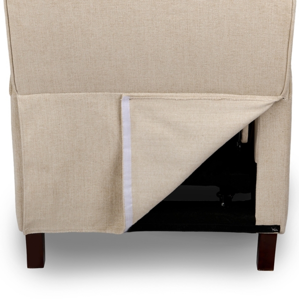 Sand Upholstered Dalton Recliner