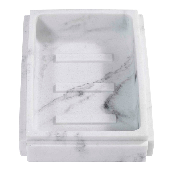 Catania Faux Marble Soap Dish