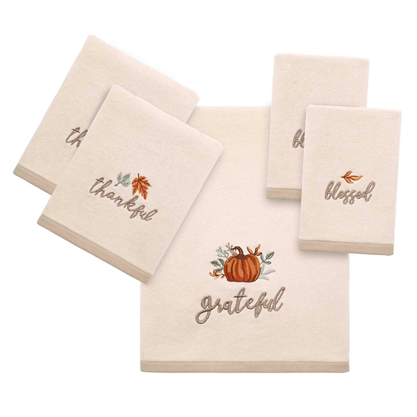 Blessed Fall Harvest Fingertip Towels, Set of 2