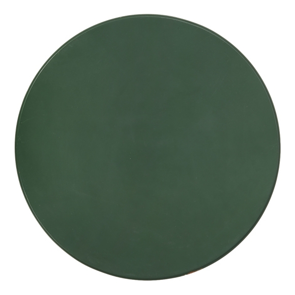 Palmer Green Wood Round Charging End Table