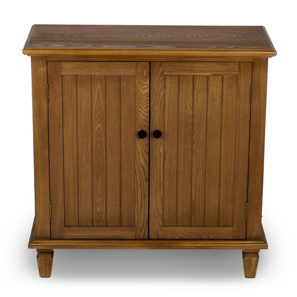 Brown Wood Kipton 2 Door Cabinet