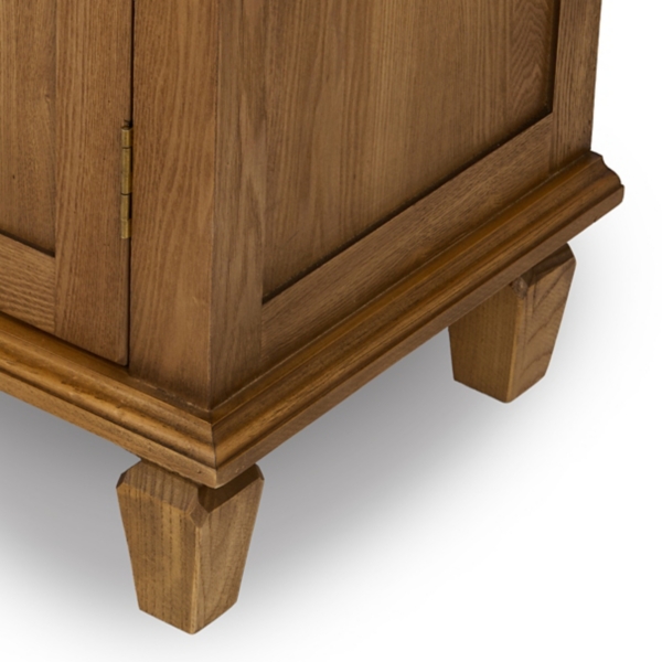 Brown Wood Kipton 2 Door Cabinet