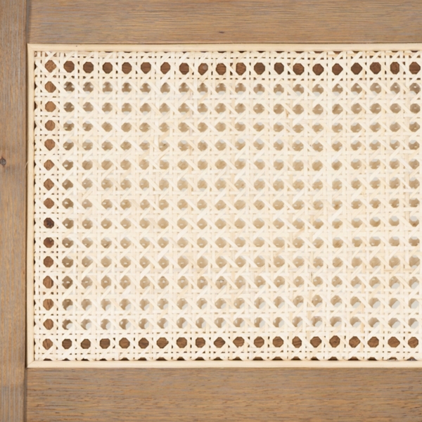 Emerson Cane Upholstered Counter Stool