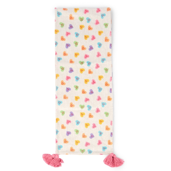 Conversation Hearts Table Runner