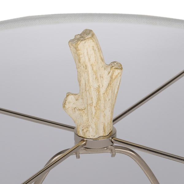 Ivory Birds on Branch Table Lamp