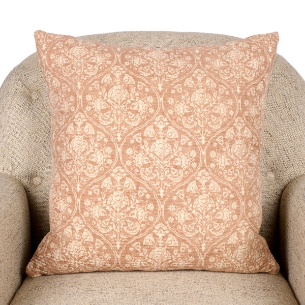 Mave Pink Quilted Pillow