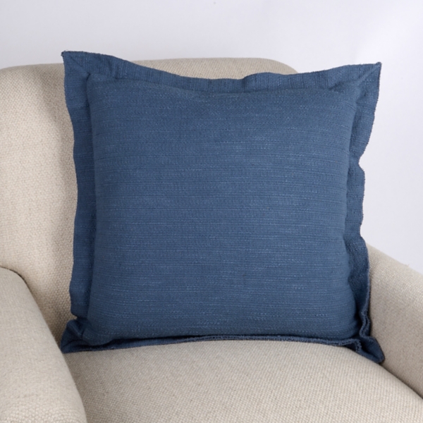 Emma Blue Flange Pillow