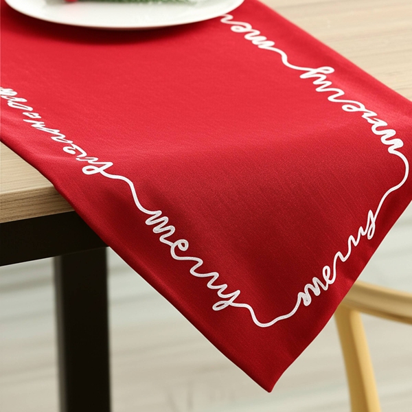 Merry Striped Reversible Table Runner