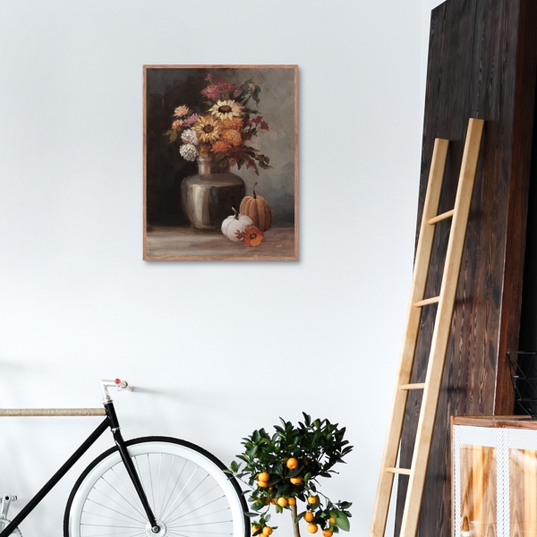 Echoes of Autumn Framed Canvas Art Print