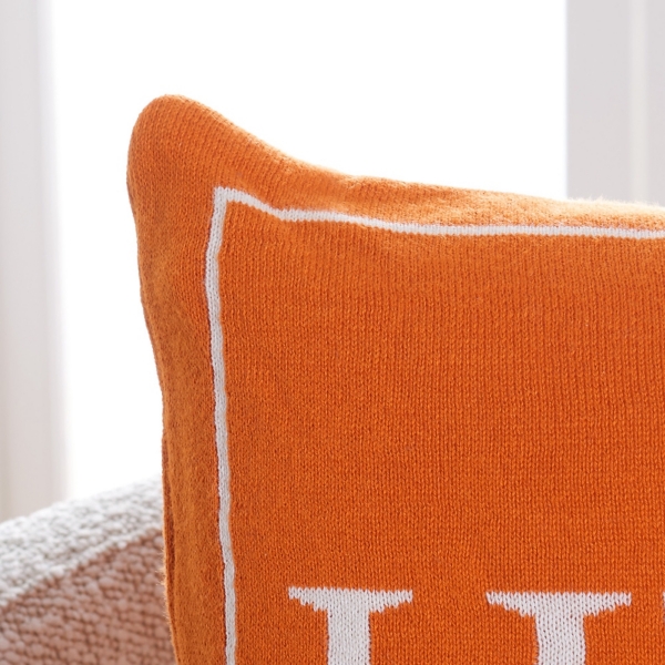 Orange Hello Fall Pillow