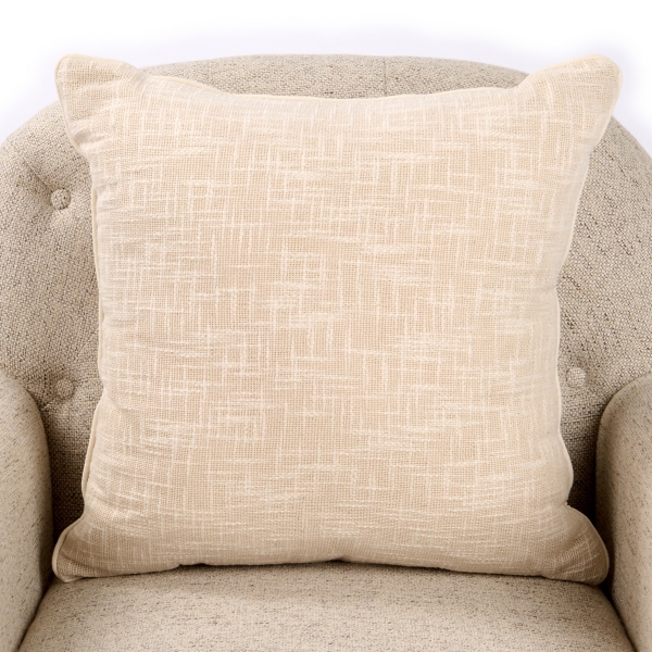 Ivory Riley Textured Pillow
