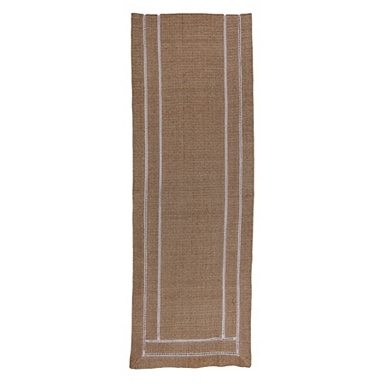 Dark Taupe Toile Table Runner