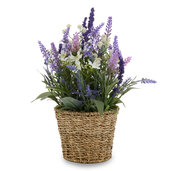 Lavender Mixed Arrangement in Basket