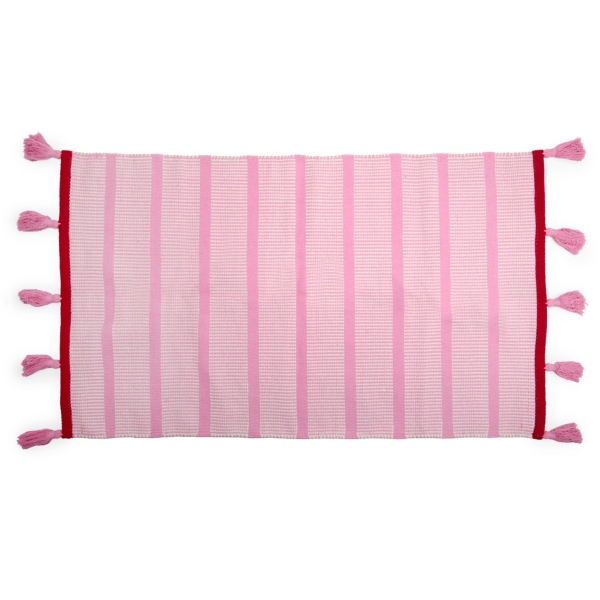 Pink and Red Hearts Scatter Rug