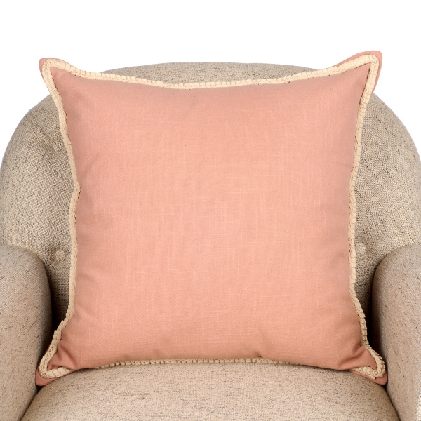 Blush Grace Linen Pillow