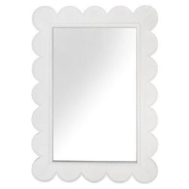 Bella White Birds Wall Mirror | Kirklands Home
