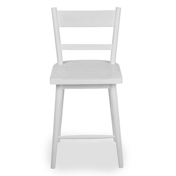 Willow Ivory Wood Counter Stool