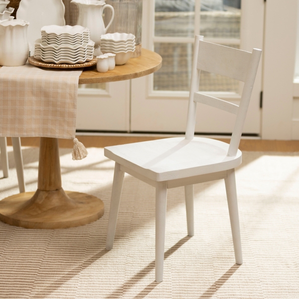Willow Ivory Wood Dining Chair