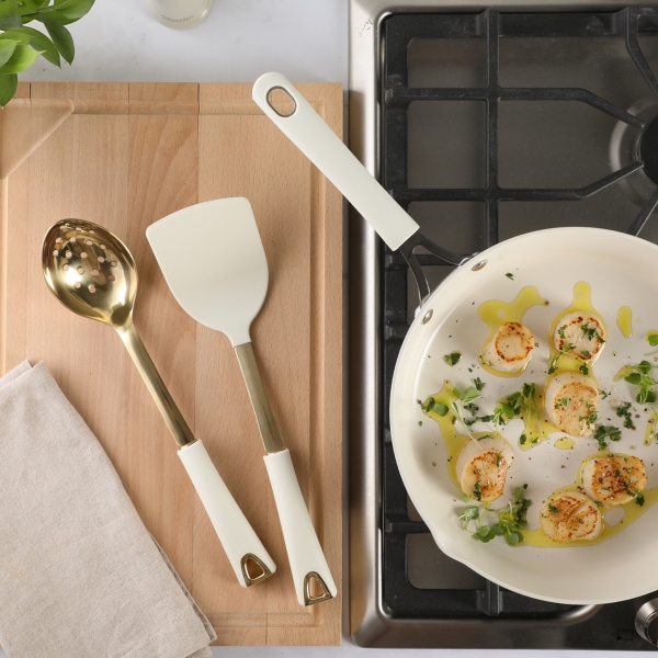 Martha Stewart Lockton 2-pc Slotted Spoon & Turner