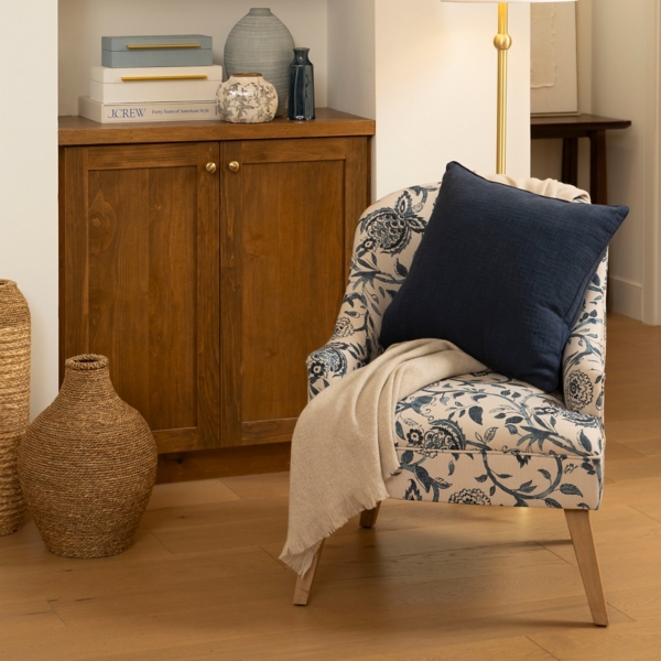 Blue Floral Aubrey Accent Chair | Kirklands Home