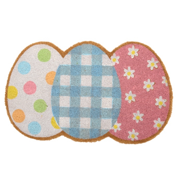 Egg Trio Coir Doormat | Kirklands Home
