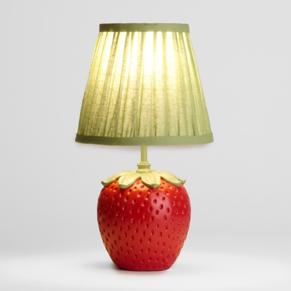 Red and Green Strawberry Table Lamp