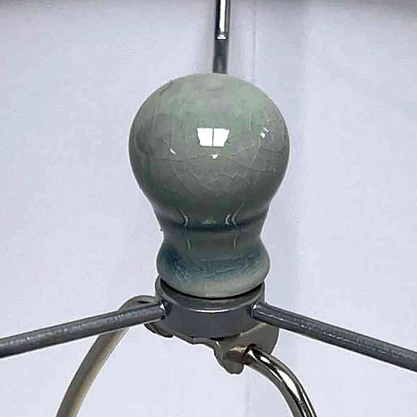 Libby Blue Textured Ceramic Table Lamp